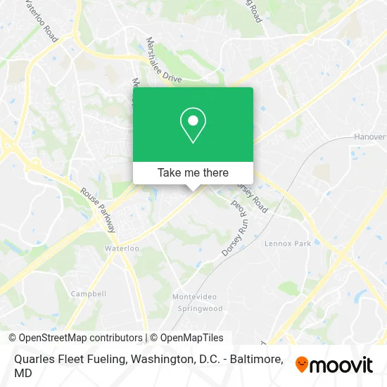 Quarles Fleet Fueling map