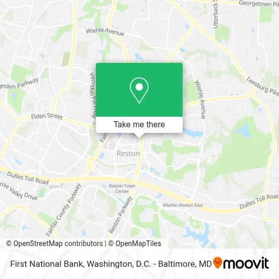 First National Bank map