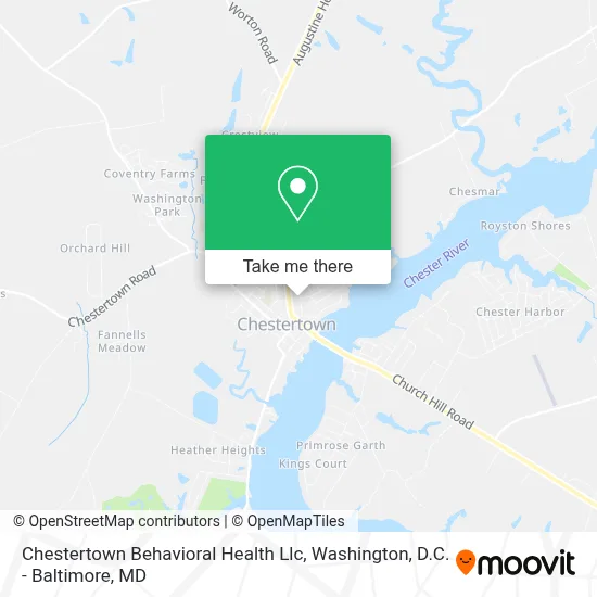 Chestertown Behavioral Health Llc map