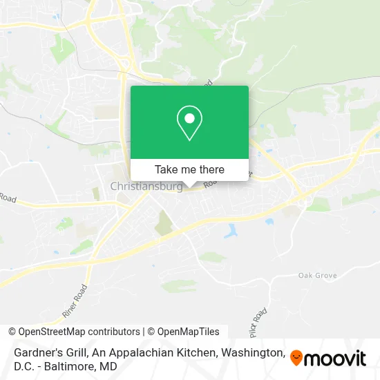 Gardner's Grill, An Appalachian Kitchen map