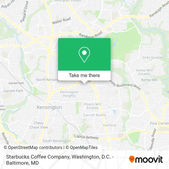 Starbucks Coffee Company map