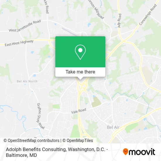 Adolph Benefits Consulting map