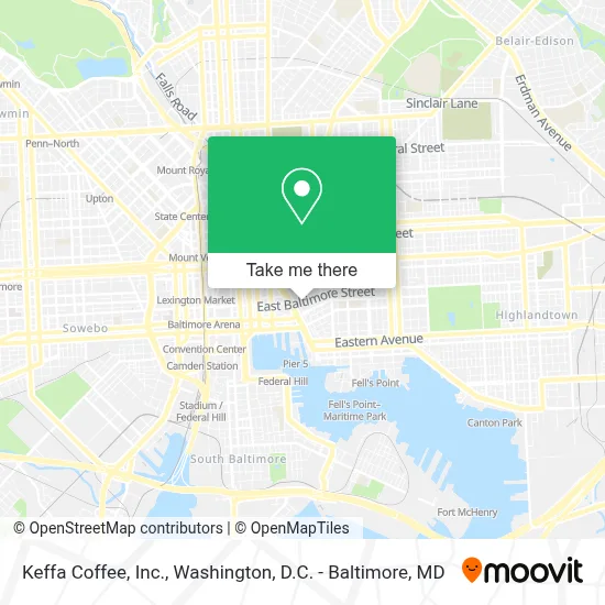 Keffa Coffee, Inc. map
