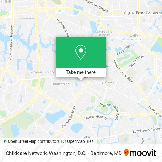 Childcare Network map