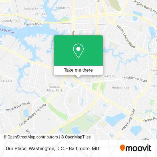 Our Place map