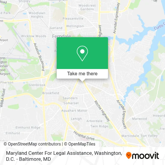 Maryland Center For Legal Assistance map