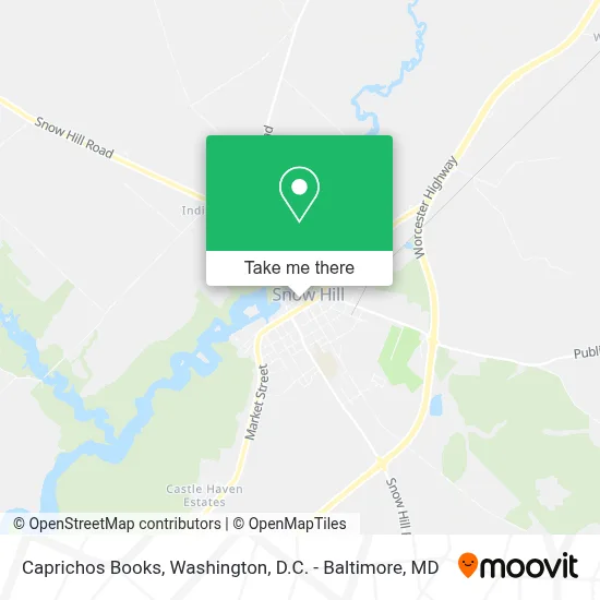 Caprichos Books map