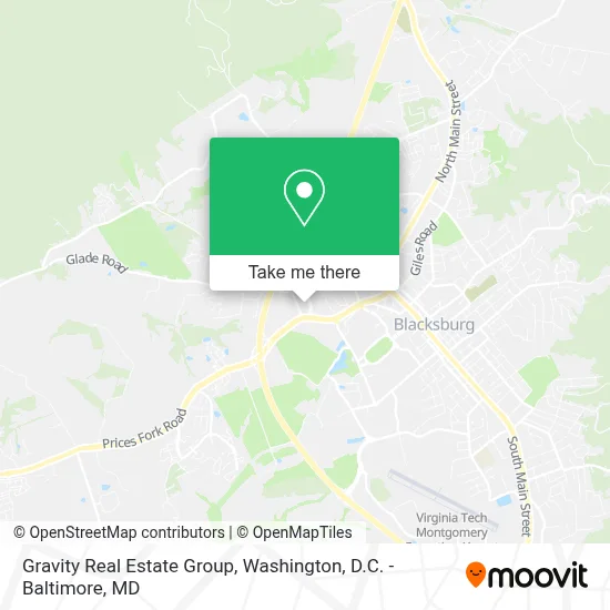 Gravity Real Estate Group map