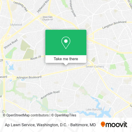 Ap Lawn Service map