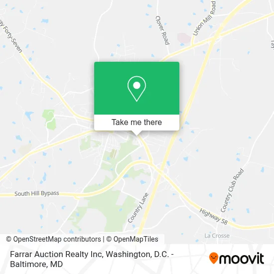 Farrar Auction Realty Inc map