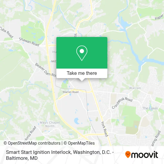 Smart Start Ignition Interlock map