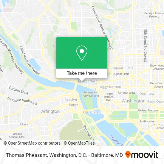 Thomas Pheasant map