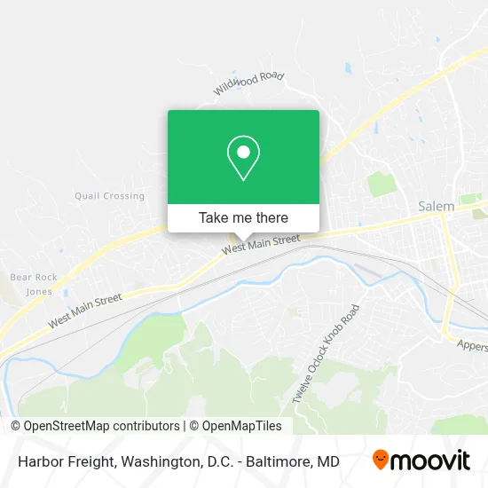 Harbor Freight map
