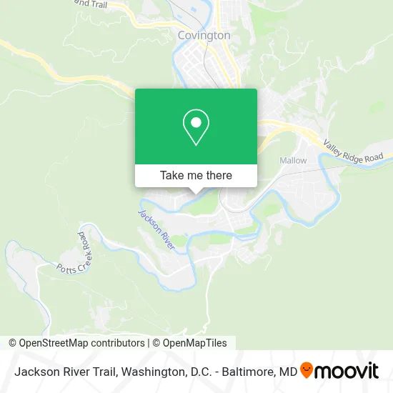 Jackson River Trail map