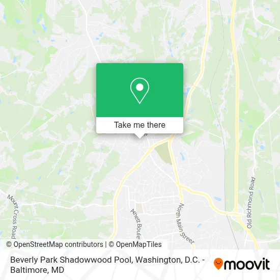 Beverly Park Shadowwood Pool map