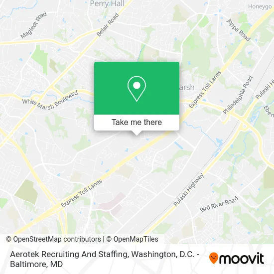 Aerotek Recruiting And Staffing map