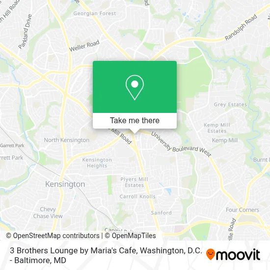 3 Brothers Lounge by Maria's Cafe map