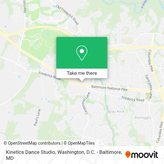 Kinetics Dance Studio map