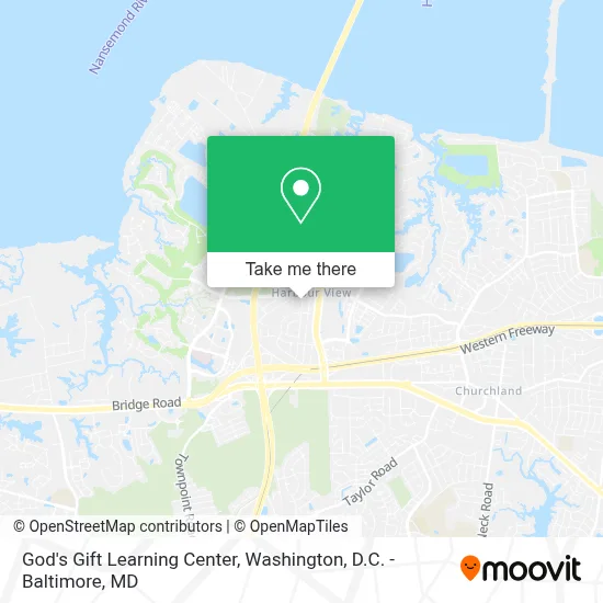 God's Gift Learning Center map