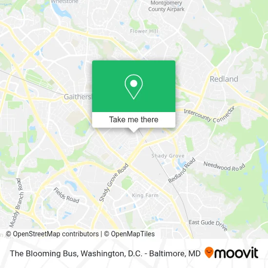 The Blooming Bus map