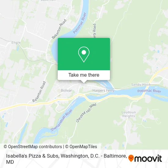 Isabella's Pizza & Subs map