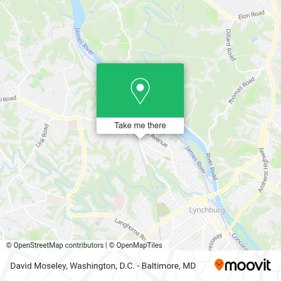 David Moseley map