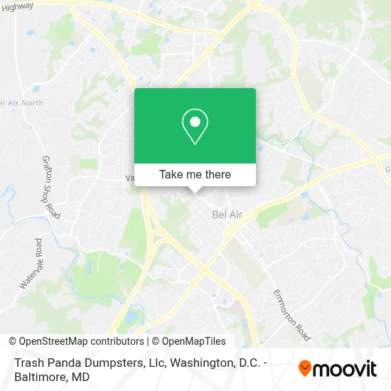 Trash Panda Dumpsters, Llc map