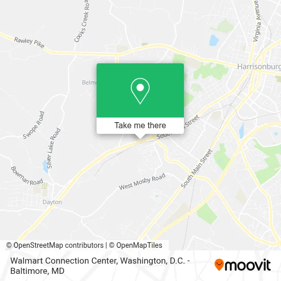 Walmart Connection Center map
