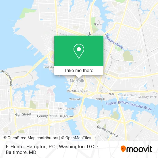 F. Hunter Hampton, P.C. map