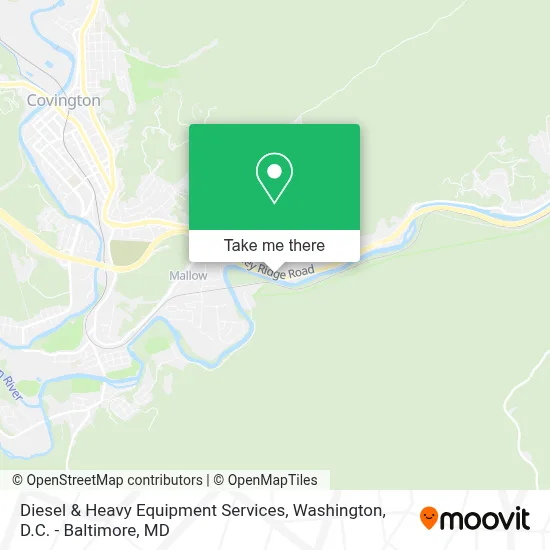 Diesel & Heavy Equipment Services map