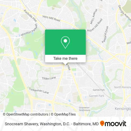 Snocream Shavery map