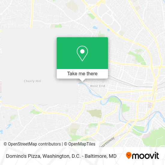 Domino's Pizza map