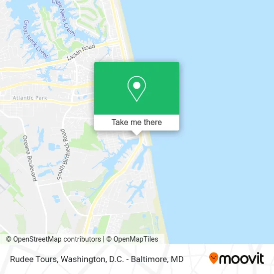 Rudee Tours map