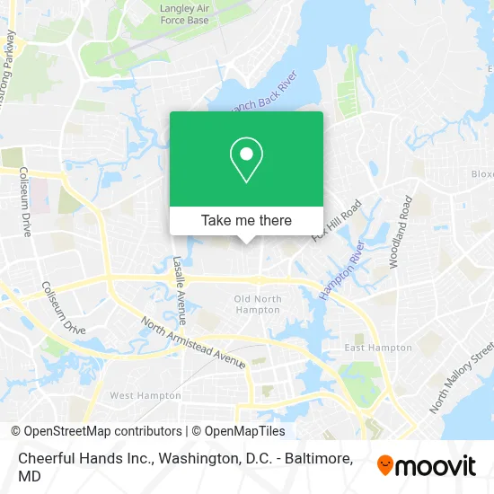 Cheerful Hands Inc. map