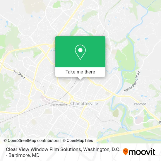 Clear View Window Film Solutions map
