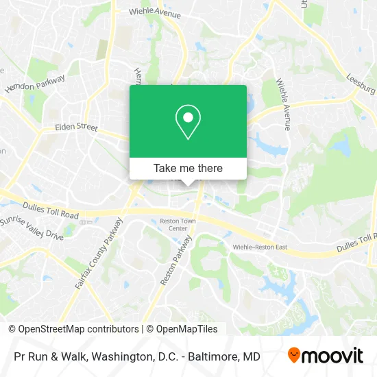 Pr Run & Walk map