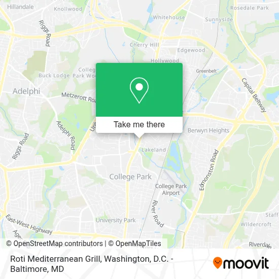 Roti Mediterranean Grill map
