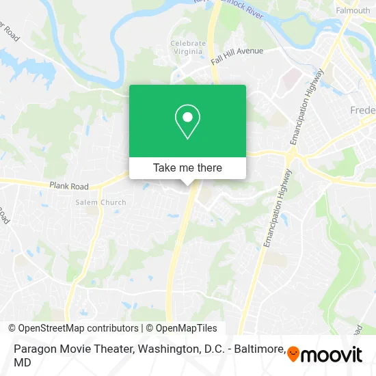 Paragon Movie Theater map