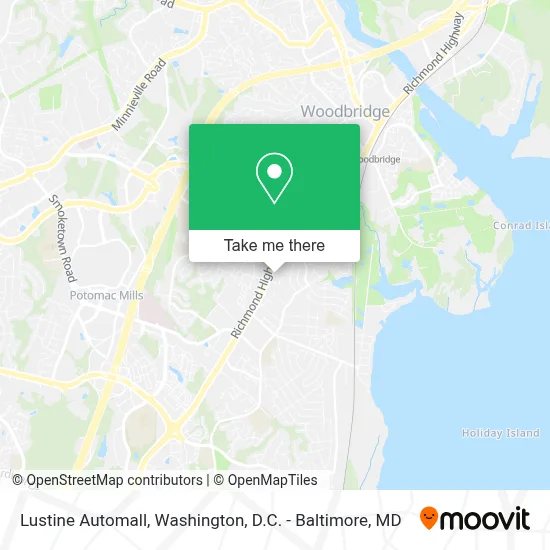 Lustine Automall map