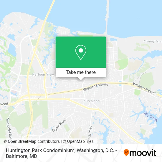 Huntington Park Condominium map