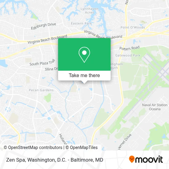 Zen Spa map