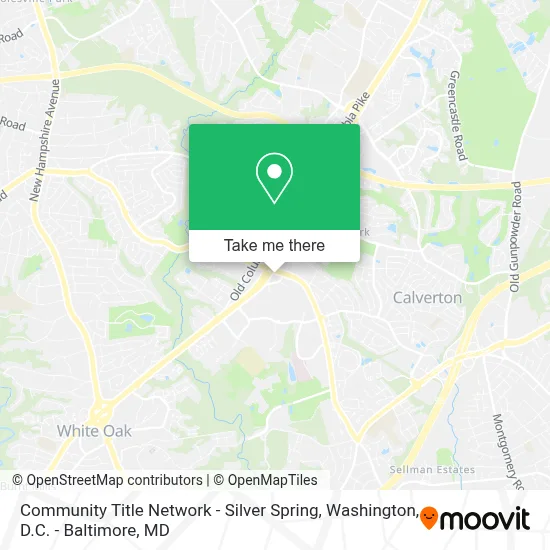 Community Title Network - Silver Spring map