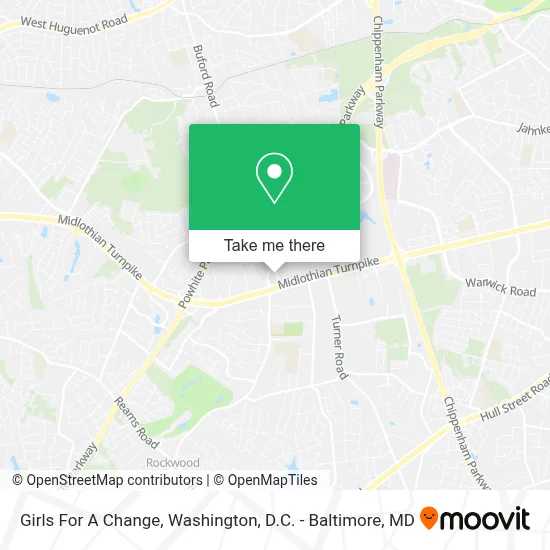 Girls For A Change map