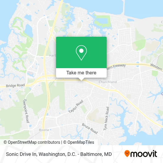 Sonic Drive In map