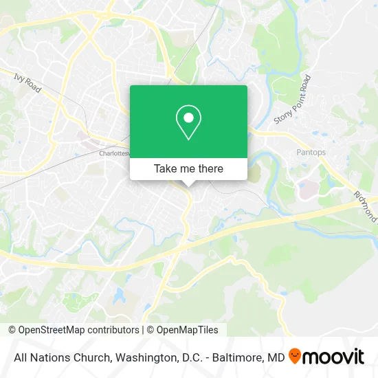 All Nations Church map