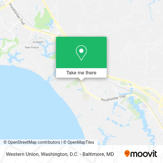 Western Union map