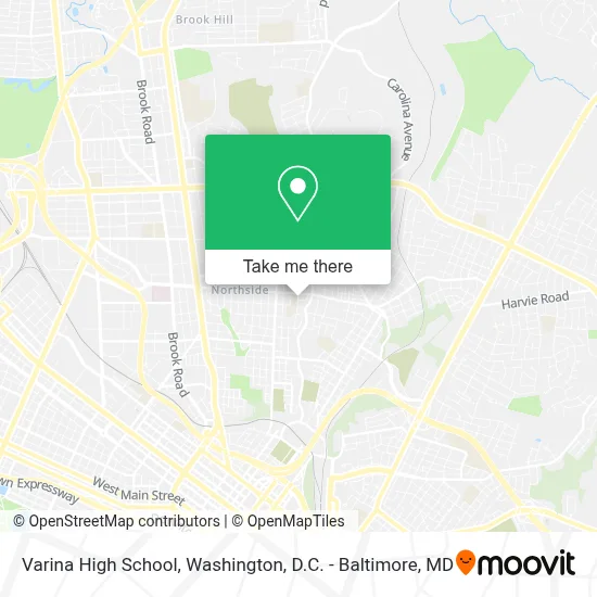 Varina High School map