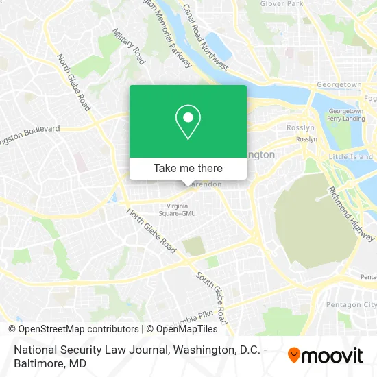 National Security Law Journal map