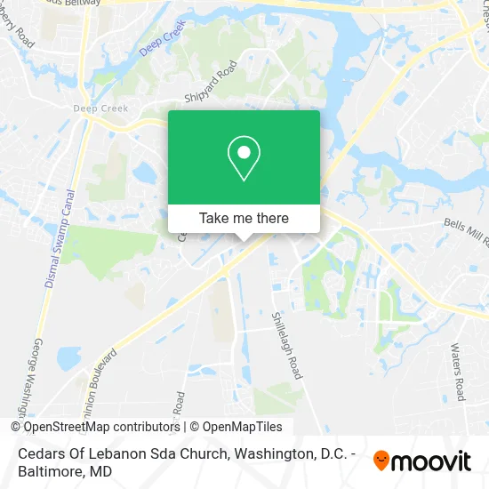 Cedars Of Lebanon Sda Church map