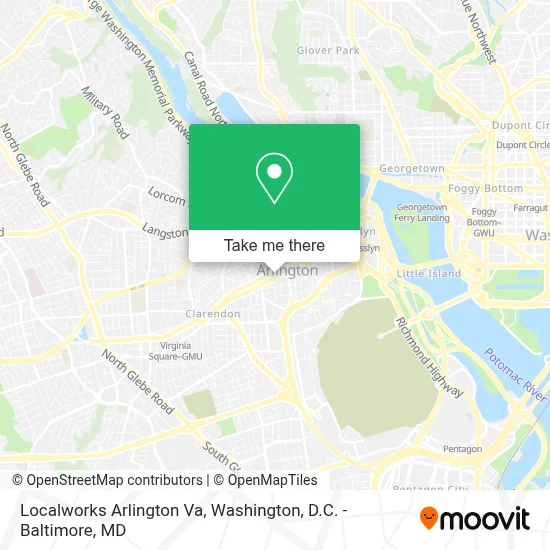 Localworks Arlington Va map